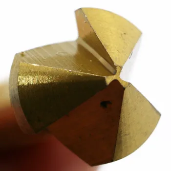 Titán-á kovové chamfer Frézovacie nože 90 stupňov tri-blade zliatiny chamfer Rovno ramienka vŕtanie a frézovanie fréza