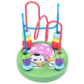 9X12cm detská postieľka Kočík Mobile Montessori Hračky Pre Novorodencov Vzdelávacie Krásne Zvieratá Okrúhle Korálky Baby Hračky pre Deti, Darčeky