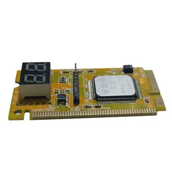 Plastové/Kovové 5 x 3 x 1 cm 3 v 1 Mini PCI-E LPC PC Analyzer Tester POST Test Karty