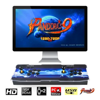 Nové 1500 Hry Pandora ' s Box 9 2 Hráčov, Arkádovej Hry, Stroj Konzola HD HDMI VGA Arcade Kabinetu Plug and Play