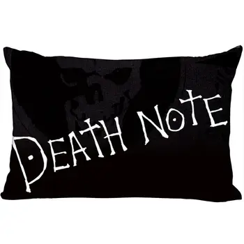 ShuanQian Vlastné Death Note Nové Príchodu Obliečka Na Vankúš Obdĺžnik Vankúš Na Zips Mäkké Č Fade Vankúš Vianočný Darček