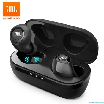 JBL C100TWS Pravda Bezdrôtové Slúchadlá Bluetooth 5.0 Stereo Slúchadlá Čisté Basy, s Mikrofónom Plnenie Prípade Sound Gaming Headset Šport