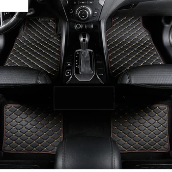 4pcs Univerzálny auto podlahové rohože kožené pre Lexus všetky modely série ES LS RX NX GS LX RC UX 2010-11-12-13-14-15-16-2021