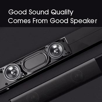 20W Stĺpec Bezdrôtové Bluetooth Reproduktor Tv Soundbar Stereo, Domáce Kino Prenosný Zvuk Bar Tf Usb Pre Pc, Tv