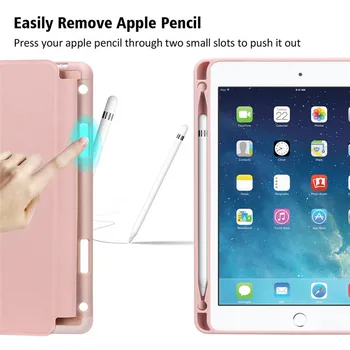 Originálne Silikónové Flip Prípad Tabletu Apple iPad Pro 11 palcový 2018 Kryt S Ceruzkou Držiteľ Prípadoch ipad Pro 11 Fundas Shell Coque