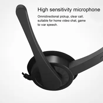 Káblové Herné Headset Slúchadlá s Mikrofónom Pre PS4 Notebook, Telefón, PC V0D7