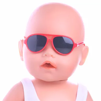 Cool Slim UV-Odolný slnečné Okuliare Vhodné 18-Palcové Bábiku A 43 cm Narodené Dieťa Generácie, Darček
