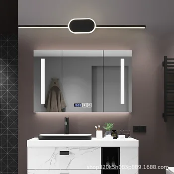 Nordic kúpeľňa predné Zrkadlo osvetlenie LED Lampa pre kúpeľňa make-up zrkadlo, lampu, šatňa Moderné zrkadlo svetlá pre domáce ZM1013