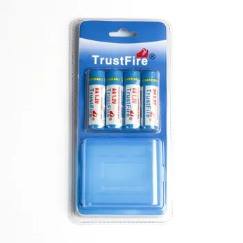 2pack/veľa TrustFire 1.2 V 2700mAh AA Ni-MH Batérie Nabíjateľné NiMH Batérie s Low Self-absolutórium + Prenosný Box,2PACK/VEĽA