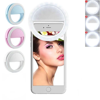 Na Krúžok Svetlo na Kameru Selfie LED Svetlo Kamery s 36 LED pre Chytré telefóny, Kamery Okrúhly Tvar