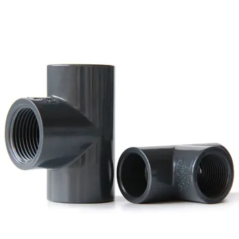 Kvalitné PVC vnútorný závit, troj-nepremokavé pvc tvarovky PVC vodovodné potrubia 50mm 63mm