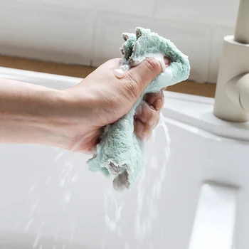 1Pcs Vody Absorpčné Umývanie Umývačky Dosky Handričkou Zahustiť obrus Uterák Rag Domov Čistý Obrus pre Domácnosť na Čistenie Nástrojov