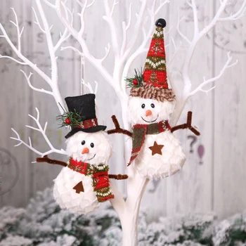 TVOJ - Vitajte Santa Vianočné Snehuliak Dverí Visí Vianočné Ozdoby, Bábiky, Dekorácie Doll Vianočné Dekorácie Pre Domov Navidad