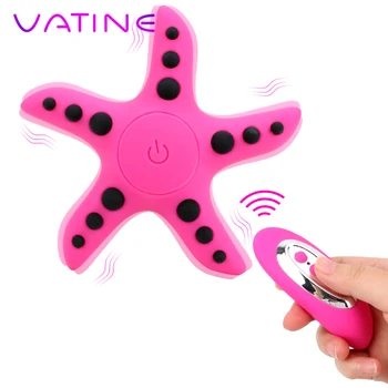 VATINE Vibrátor Sexuálne Hračky pre Ženy tvar Hviezdice Bezdrôtové Diaľkové ovládanie Stimuláciu Klitorisu 9 Frekvencia G-spot Masáž