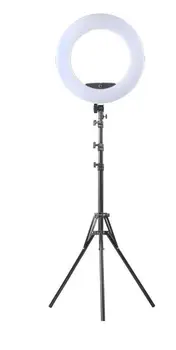 Yidoblo FE-480II Bio-farebný Krúžok Lampa 480 LED Lampa Fotografie salón Krásy nechty make-up selfie Osvetlenie + stojan+taška + batérie