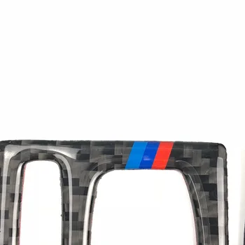 Pre BMW F10 Interiéru Carbon Fiber Výbava Prerobit Dekoratívne odvzdušňovací Klimatizácia Kryt Nálepky 5 série 2011-2017 Príslušenstvo