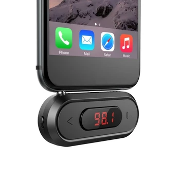 Univerzálny FM Vysielač Bezdrôtového o Adaptér 3,5 mm Jack pre Xiao pre iPhone IOS Android Auto Reproduktor