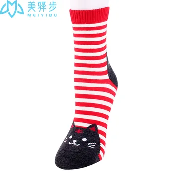 12 Párov Za St Japonský Karikatúra Roztomilý Žena Ponožky Horizontálne Mačka Pohodlné Mäkké Amazon Hot Slaes Ponožky