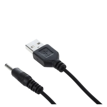 3,5 mm x 1,3 mm Čierny Kábel USB Káblik Nabíjačky, Kábel Napájania