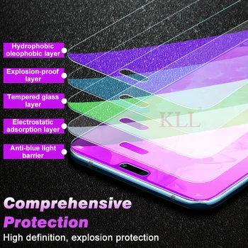 Anti Modré Svetlo Úplné Pokrytie Tvrdeného Skla pre Huawei P20 Pro Nova 3i 3e 2s Mate 10 Pro Česť 6a 7x 9i 8X Hrať 7 Screen Protector
