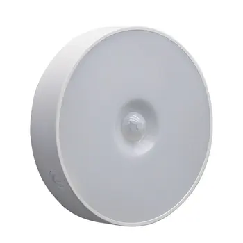 LED PIR Snímač Pohybu, Nočné Svetlo Bielej Automatické Zapnutie/Vypnutie na Schody, Spálne, Skrine Bezdrôtové pripojenie USB Nabíjateľné Nástenné Svietidlo