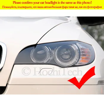 Multi-Color pre BMW X6, E71, E72 X6M 2008-5050 RGB Halo Krúžky LED Žiarovka Flash Auto Svetlometu DRL s RF Control