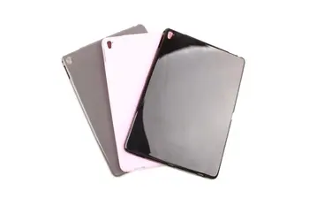 9.7 palca Slim TPU Mäkké Gumy, Kože, puzdro Silikón Shell Ľahký Ochranný Prípade Funda Pre Apple iPad Pro 9.7-palcový Tablet