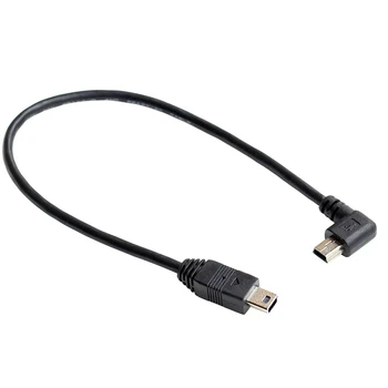 23 cm Mini USB 5pin Samec Samec Údaje nabíjací Kábel Pre GPS Auto AUX line
