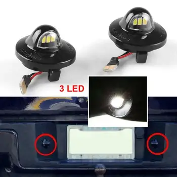1 Dvojica LED špz osvetlenie pre Ford F150 3LED Auto Upravené špz Osvetlenia špz Lampy, F Series 150 250