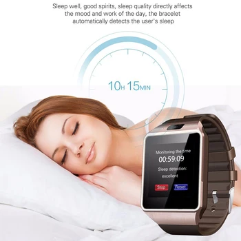 Relojes inteligentes DZ09 Podporu SIM TF Karty, Elektronické Smart Hodinky Mužov Športové Fitness Tracker Ženy Bluetooth Smatchwatch
