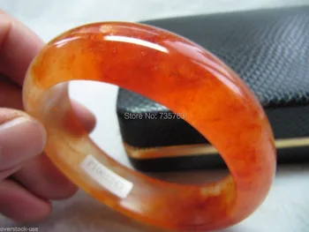 Xiuli 00471 JEMNÝ Čínsky Orange Hladké Náramok / Veľkosť:59mm