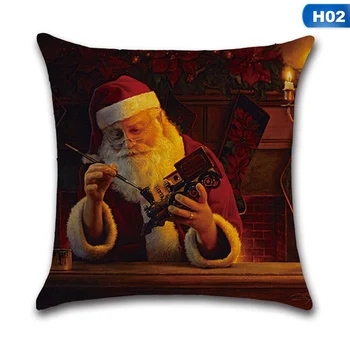 Vianočné Santa Claus Vankúš Sofa Auto Vankúš Domova Vianoce, Nový Rok Ornament