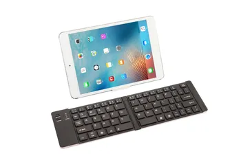 Ruský/španielsky/hebrejčina F69 Prenosné Násobne Bluetooth 3.0 Wireless Keyboard Cover obal Pre iOS Android Systému Windows Tablet Telefón