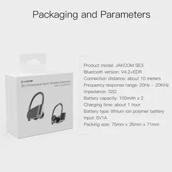 JAKCOM SE3 Športové Bezdrôtové Slúchadlá Novšie ako pro 2 vzduchu puzdro prípadoch roztomilý s krúžok kondóm 3d slabike