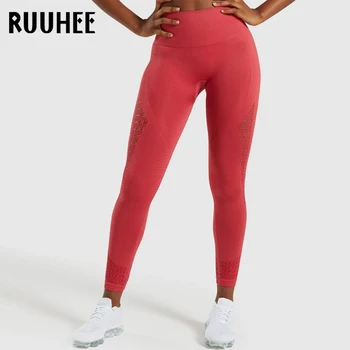 RUUHEE 2020 Zimné Ženy Bezšvíkové Cvičenie Legíny Sexy Oblečenie, Cvičenie Jeggings Fitness Leginy Pevné Duté Von Nohavice Žena