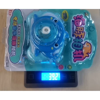 Zvuk a Svetlo na Elektrický Krab Bublina Stroj stlačením Jedného Tlačidla Automatické Bublina Fúkanie Hračky pre Deti