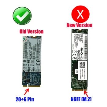 20+ 6-pin SSD 2,5-palcový SATA Adaptér Stúpačky Converter Karty V2.0 pre Lenovo Thinkpad X1 Carbon Ultrabook SSD Komponenty Počítača