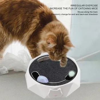 Mačky, Hračky, Elektrické Automatické Vtipné Mačku Stick Gramofónu Loptu Simulácia Myši Zmierňuje Nuda Self-hej Mačiatko Dodávky