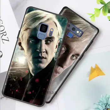 Draco Malfoy puzdro pre Samsung Galaxy s rezacím zariadením S10 S20 Ultra 5G S8 S9 Plus S10e S7 Poznámka 10 Lite 9 Black Mäkké Kryty Telefónu