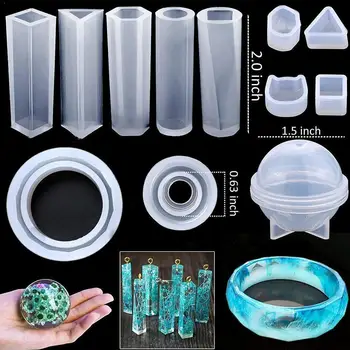83pcs Diy Crystal Epoxidové Nástroj Nastaviť Náramok Prívesok Šperky Vŕtačka S Farbou Bit Kombinácia Formy Kit 12 Crystal Flitrami Craf T2Z9