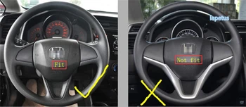 Lapetus Volante Vozidla Dekorácie Kryt Trim 3 Ks vhodné Pre Honda FIT JAZZ - 2019 ABS Uhlíkových Vlákien Štýl Interiéru