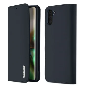 Módne Originálne Kožené Puzdro Pre Samsung Galaxy Note 10/ Plus Originál Telefón Retro Peňaženky Flip Cover Obal Pre Samsung Poznámku 10