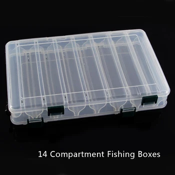 Vissen Rybárske Lure Oddelení Skladovanie Prípade Box 10 Mriežky, Biela Plastová Riešiť Box Pesca Isca Fishhook Box