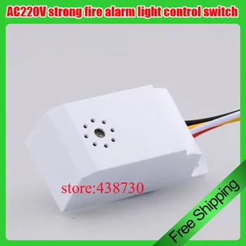 AC220V inteligentné riadenie paľby zvuk a svetlo kontroly /strong požiarnej signalizácie svetlo spínača /úsporná žiarivka