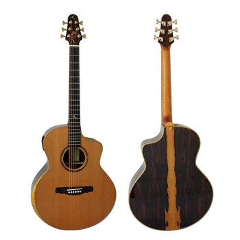 Aiersi Yulong Guo A-OZVENY Nomex Dvojité Cedar Top Všetky Pevné Akustická Gitara Model SG03DCZ
