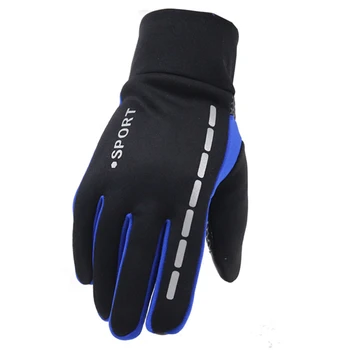 Zimné rukavice pre mužov Nepremokavé vonkajšie športové teplé rukavice pre dotykový displej rukavice Anti-Slip Elastické, Mäkké Rukavice gants homme A40