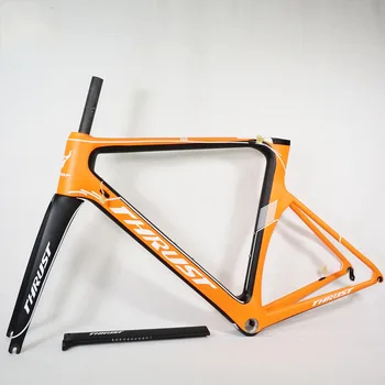 Carbon Road Bicykel rám T1000 2017 Čína Uhlíka Cestnej Bike Rám 48 50 52 54 56 cm Orange Bule Šedá Zelená Žltá Časti Bicyklov