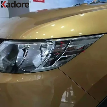 Pre Nissan Qashqai 2016 2017 ABS Chrome Vedúci svetlo Kapota Sklon Svetlometov Kryt Auto Auto Vonkajšie Príslušenstvo