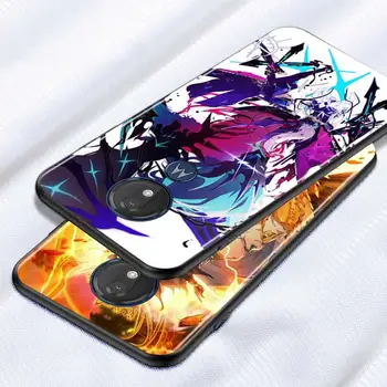 Horúce Anime Duše Pozemok pre Motorola G8 G9 G C7 E6 Jeden Hrať Marco Hyper Fusion Stylus Power Plus Okraj Black Telefón Prípade