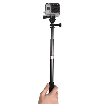 Telescoping Rozšíriteľný Pól Ručné & závit pre Statív Selfie Stick pre GoPro